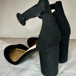 LC Lauren Conrad Memory Foam Women's High Heel Shoes-Black -SZ 9-AC075